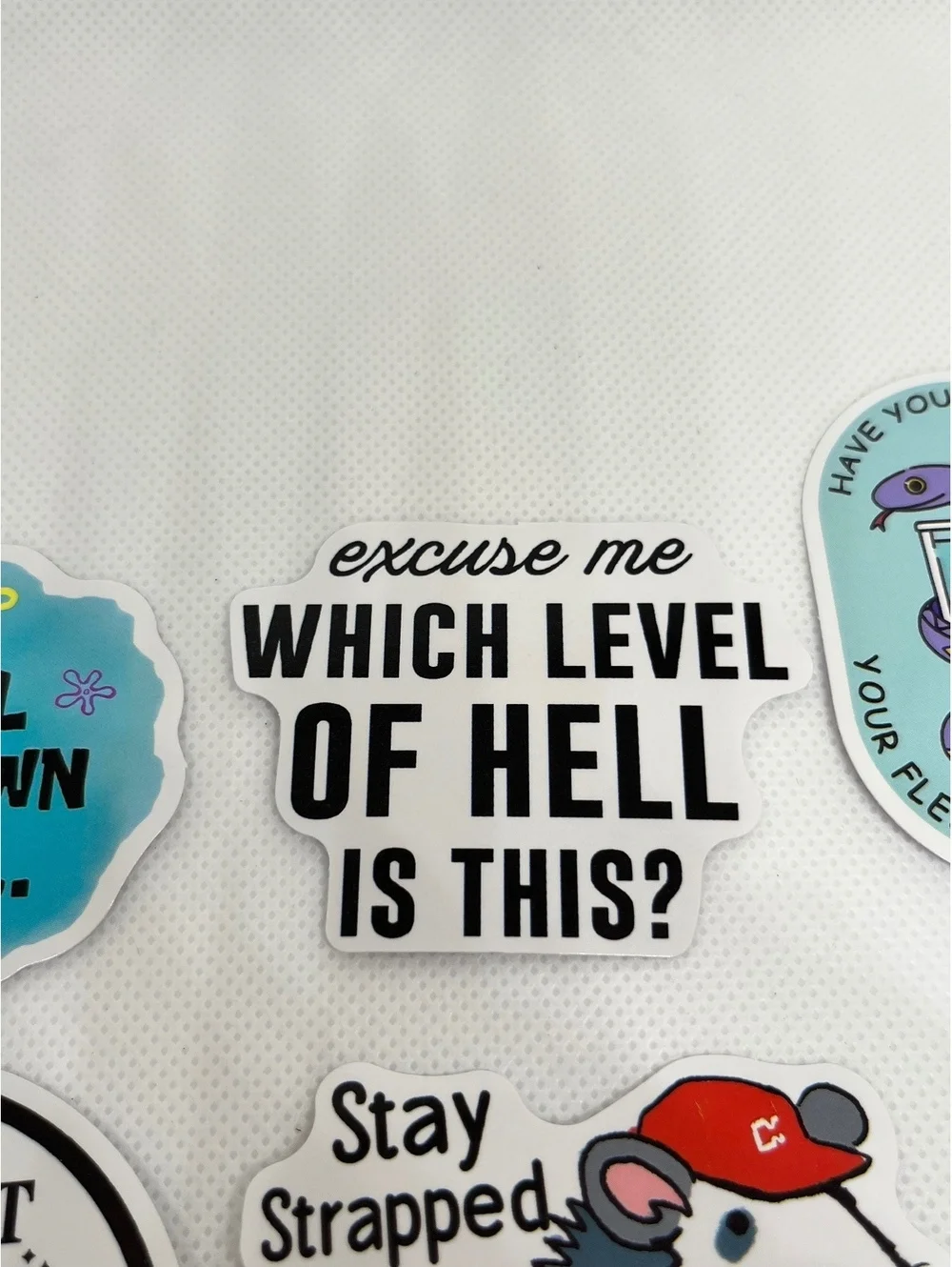 Sarcastic sticker pack for laptop, mug, et all